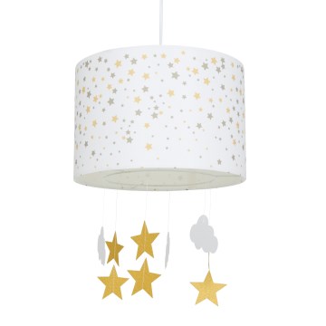 Atmosphera - Lustre infantil suspenso com cabo STARS 1xE27/40W/230V