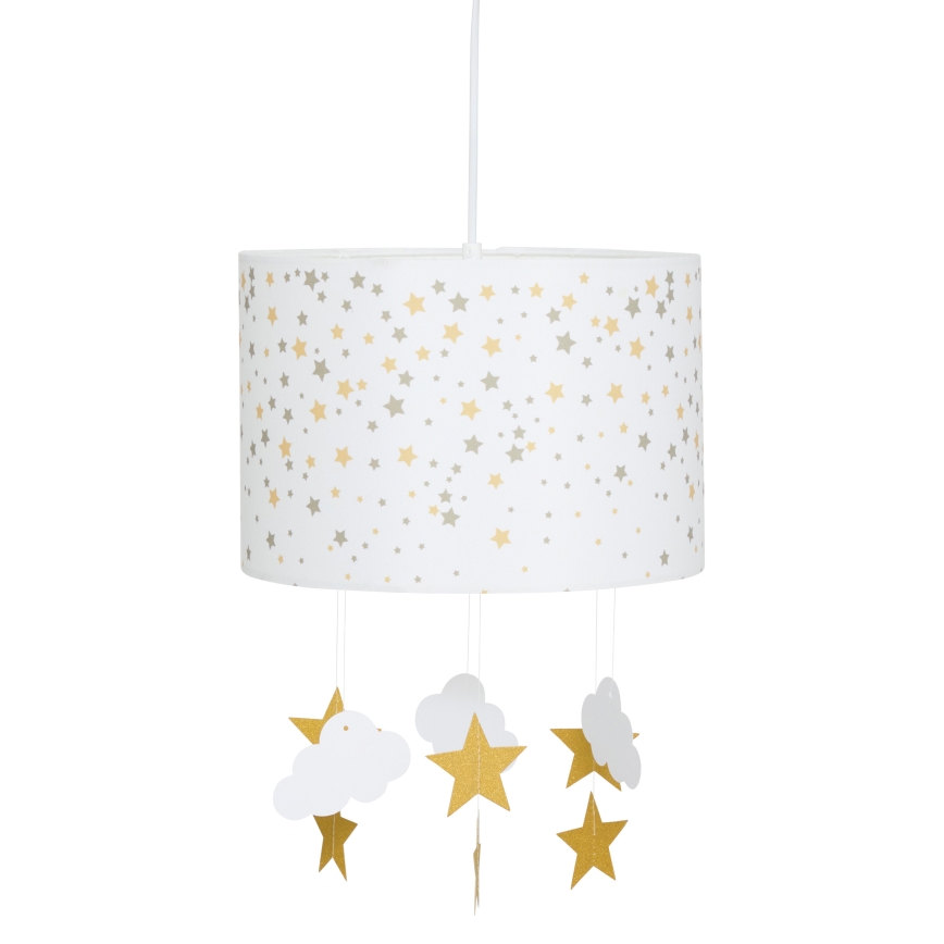 Atmosphera - Lustre infantil suspenso com cabo STARS 1xE27/40W/230V