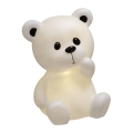Atmosphera - Luz noturna infantil LED TEDDY, 3xAA, branco