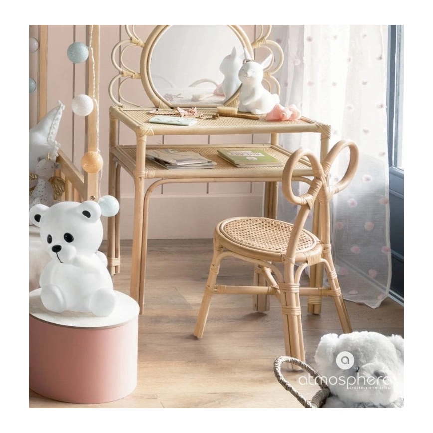 Atmosphera - Luz noturna infantil LED TEDDY, 3xAA, branco