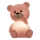Atmosphera - Luz noturna infantil LED TEDDY LED/3xLR44 rosa