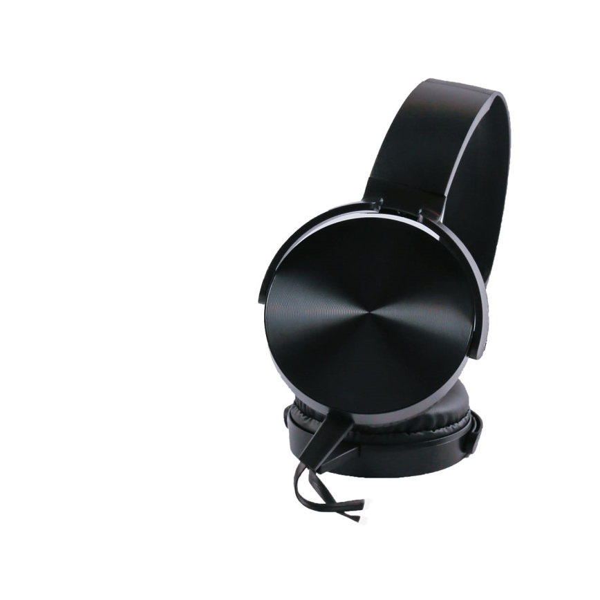 Auriculares com fio com microfone mini-jack C