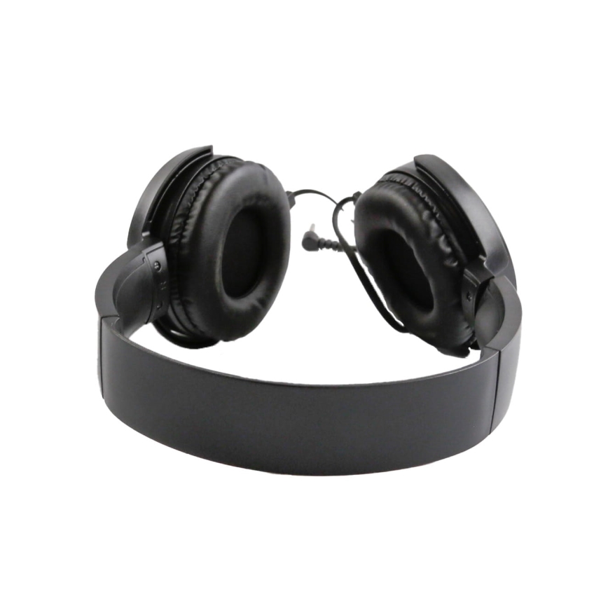 Auriculares com fio com microfone mini-jack C