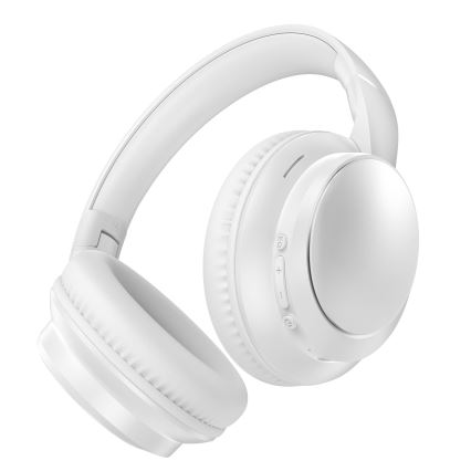 Auriculares sem fios 400 mAh brancos