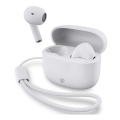 Auriculares sem fios 250 mAh + 2x 30 mAh brancos