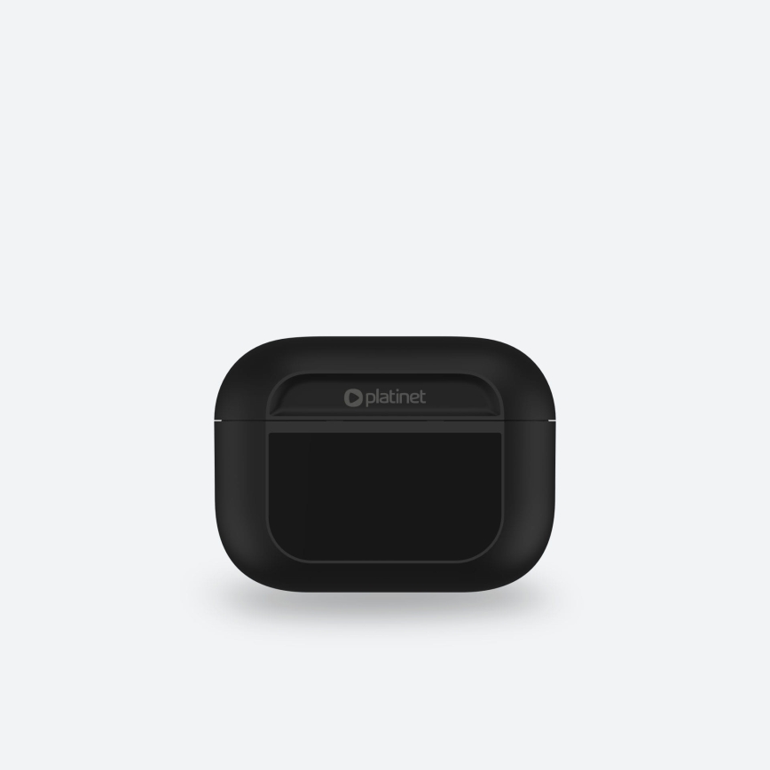 Auriculares sem fios com ecrã LCD 300 mAh + 2x 30 mAh preto