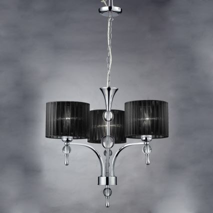 Azzardo AZ0498 - Candelabro numa corrente IMPRESS 3xE27/60W/230V