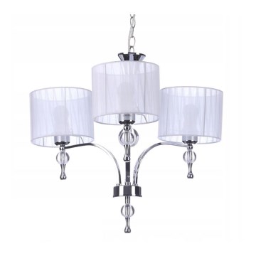Azzardo AZ1006 - Candelabro numa corrente IMPRESS 3xE27/60W/230V