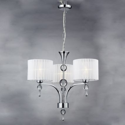Azzardo AZ1006 - Candelabro numa corrente IMPRESS 3xE27/60W/230V