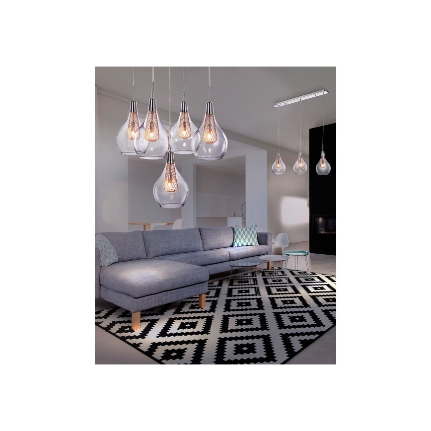 Azzardo AZ1689 - Candelabro num fio ELEKTRA 3xG9/40W/230V