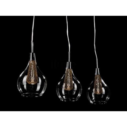 Azzardo AZ1689 - Candelabro num fio ELEKTRA 3xG9/40W/230V