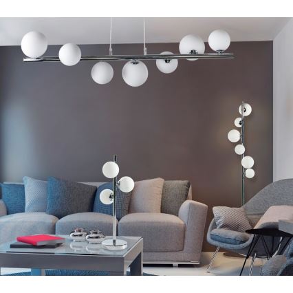 Azzardo AZ2101 - Luminária de piso SYBILLA 6xG9/25W/230V