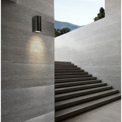 Azzardo AZ2176 - Luz de parede de exterior RIMINI 1xGU10/35W/230V IP54