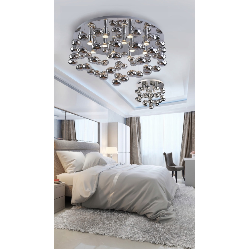 Azzardo AZ2541 - Luz de teto LUVIA 6xGU10/40W/230V