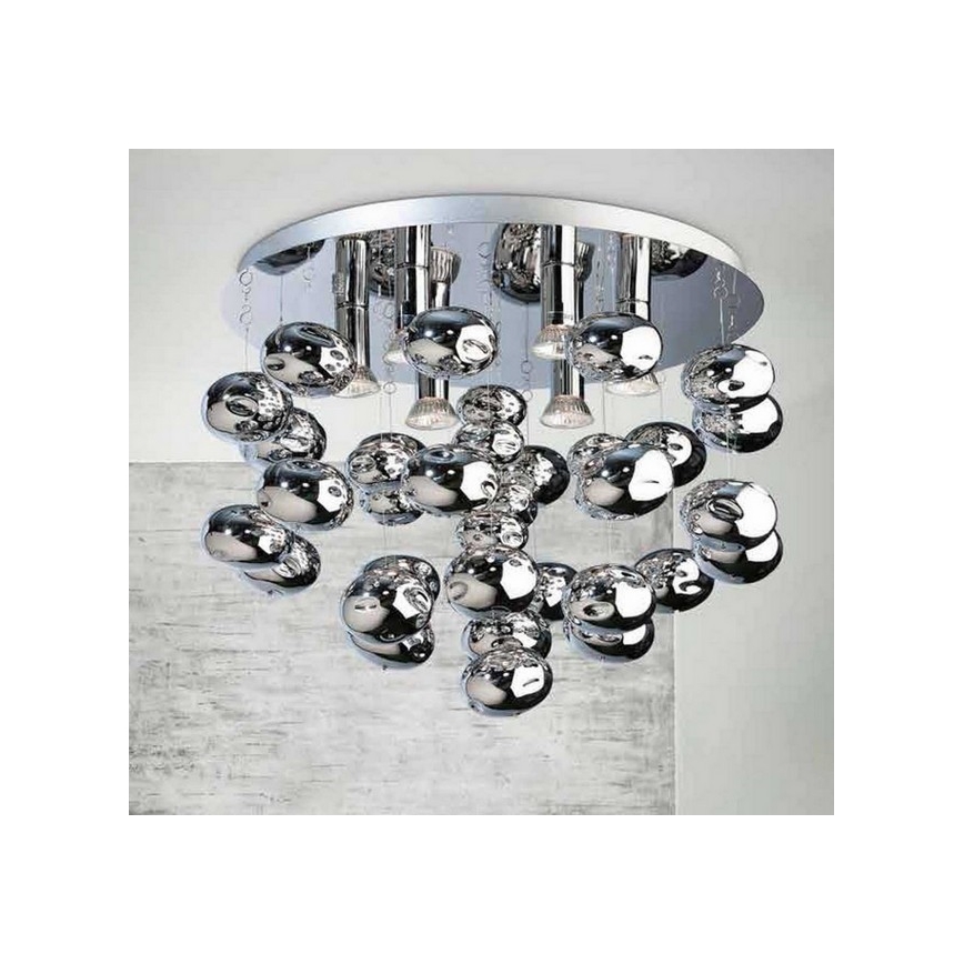 Azzardo AZ2541 - Luz de teto LUVIA 6xGU10/40W/230V