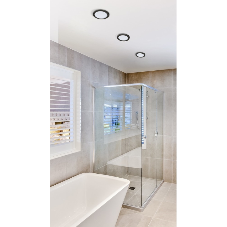 Azzardo AZ2835 - Luminária SLIM LED embutida para casa de banho, 6W/230V, IP44, CRI 90