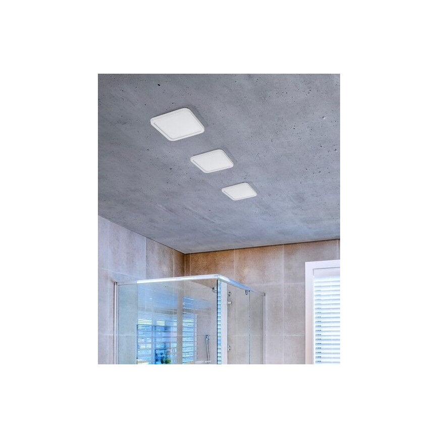 Azzardo AZ2837 - Candeeiro de teto embutido para casa de banho SLIM LED/12W/230V IP44 CRI 90
