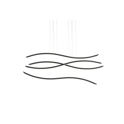 Azzardo AZ2912 - Candelabro suspenso LED com regulação WAVES 4xLED/70W/230V