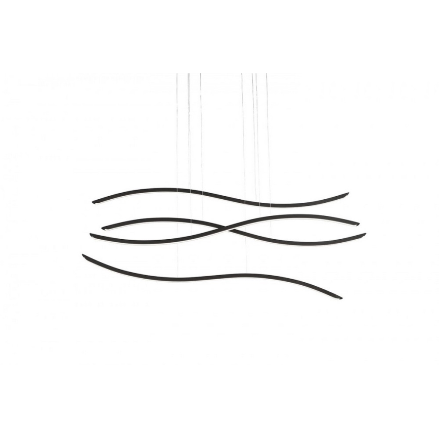 Azzardo AZ2912 - Candelabro suspenso LED com regulação WAVES 4xLED/70W/230V