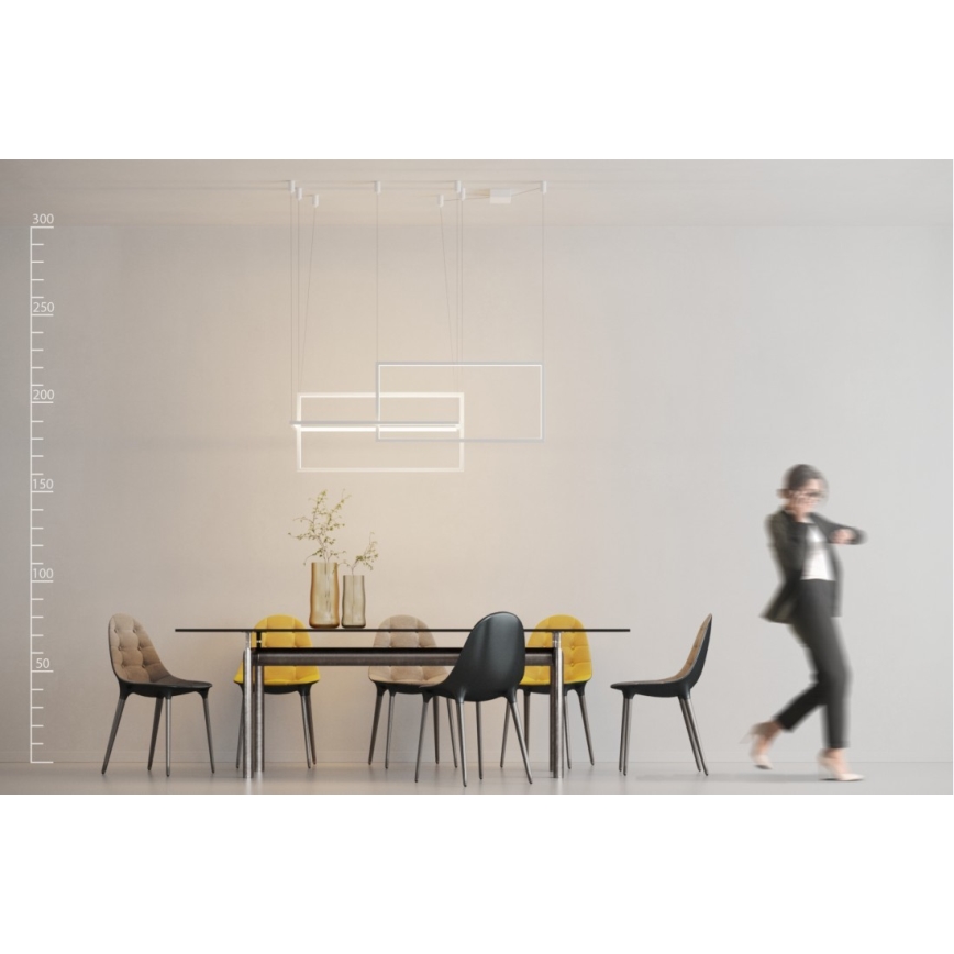 Azzardo AZ2915 - Lustre LED regulável em cabo METRIC 1xLED/135W/230V