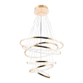 Azzardo AZ2921 - Candelabro num fio fosco LED WHEEL 6xLED/140W/230V