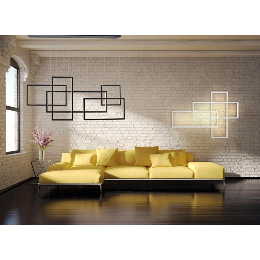 Azzardo AZ2994 - Luminária de parede LED regulável QUADRATUS 3xLED/80W/230V