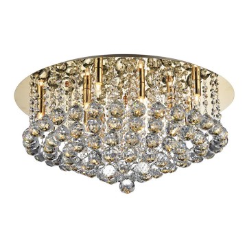 Azzardo AZ3084 - Luz de teto de cristal BOLLA 10xG9/40W/230V