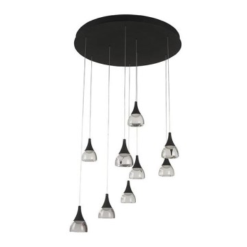 Azzardo AZ3143 - Candelabro pendurado LED com regulação DALMATIA 9xLED/5W/230V