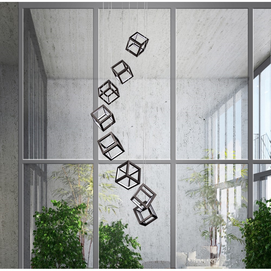 Azzardo AZ3151 - Candelabro suspenso LED com regulação STRANGE LED/150W/230V