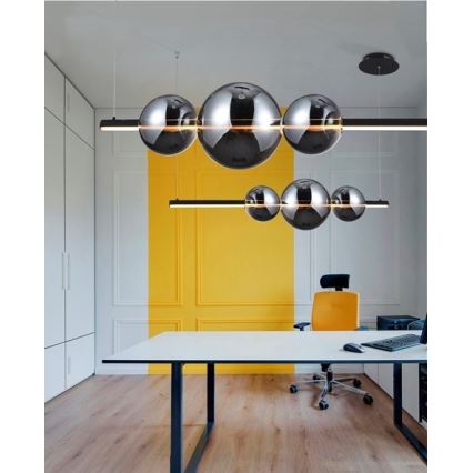 Azzardo AZ3352 - Candelabro suspenso LED com regulação SANDRA LED/48W/230V