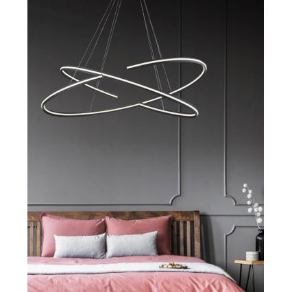 Azzardo AZ3356 - Candelabro suspenso LED com regulação ALESSIA LED/100W/230V