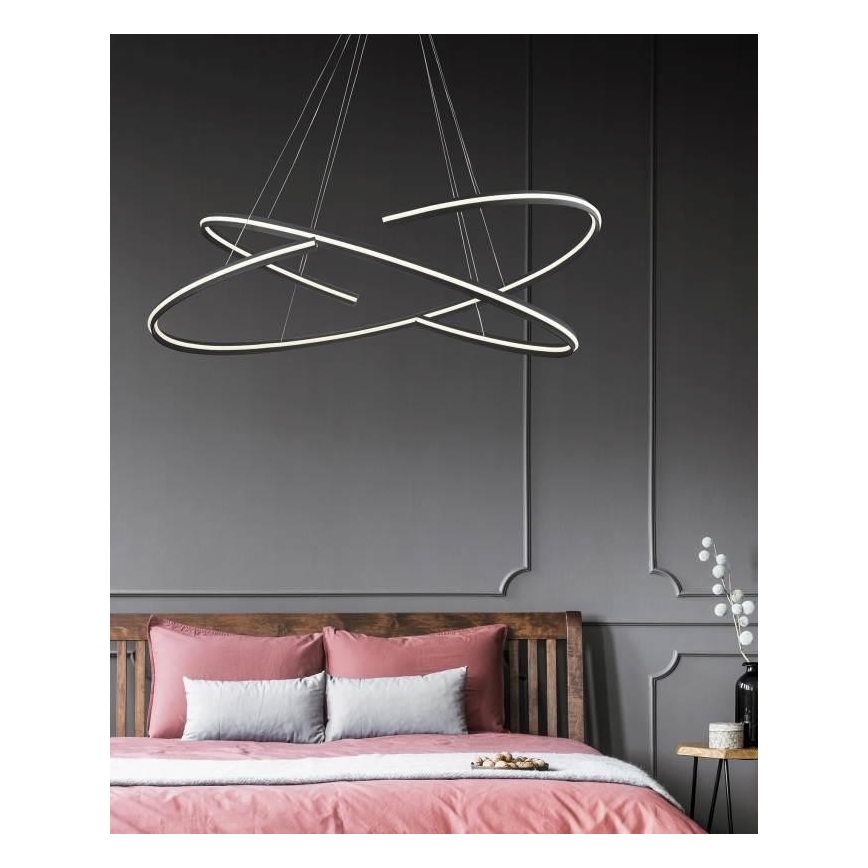 Azzardo AZ3356 - Candelabro suspenso LED com regulação ALESSIA LED/100W/230V