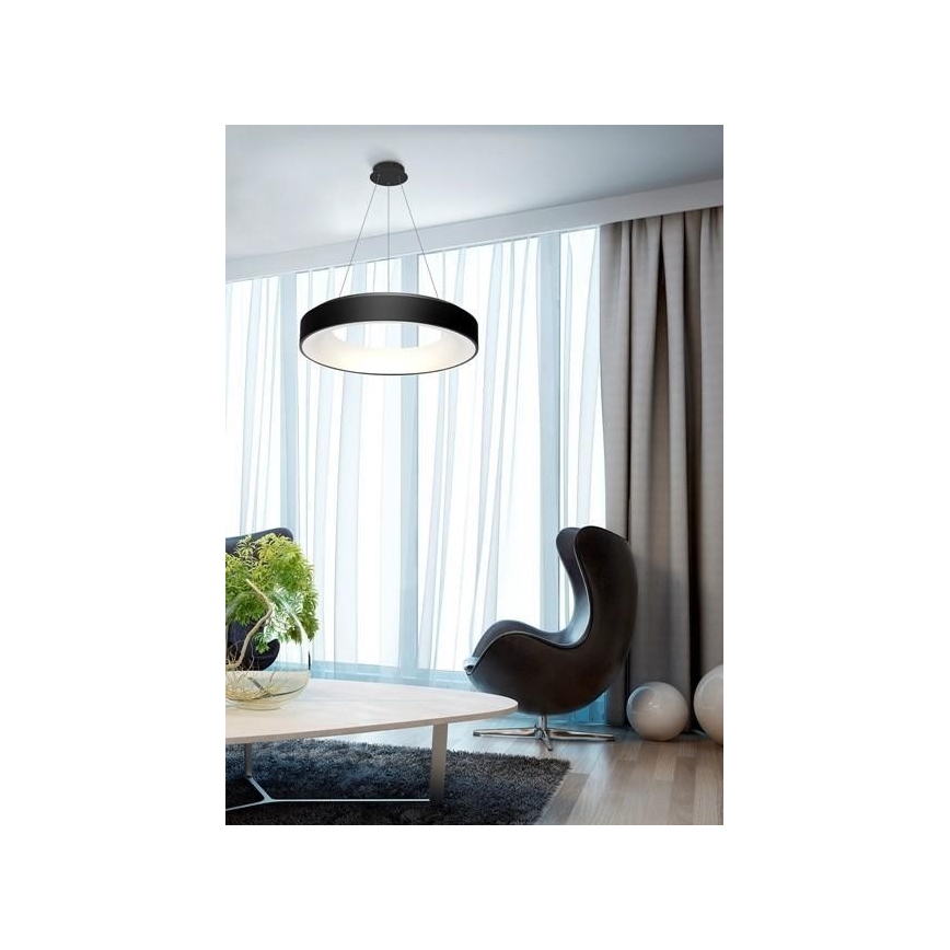 Azzardo AZ3449 - Candelabro num fio fosco LED SOVANA LED/80W/230V + controlo remoto