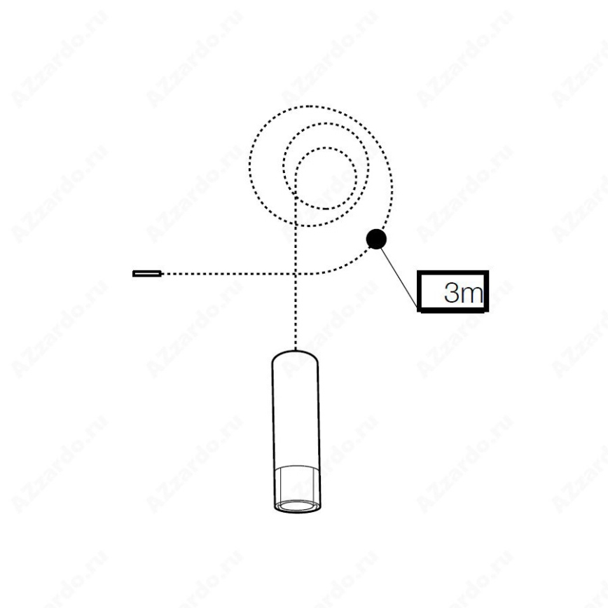 Azzardo AZ3457 - Suspensão ZIKO 1xG9/40W/230V