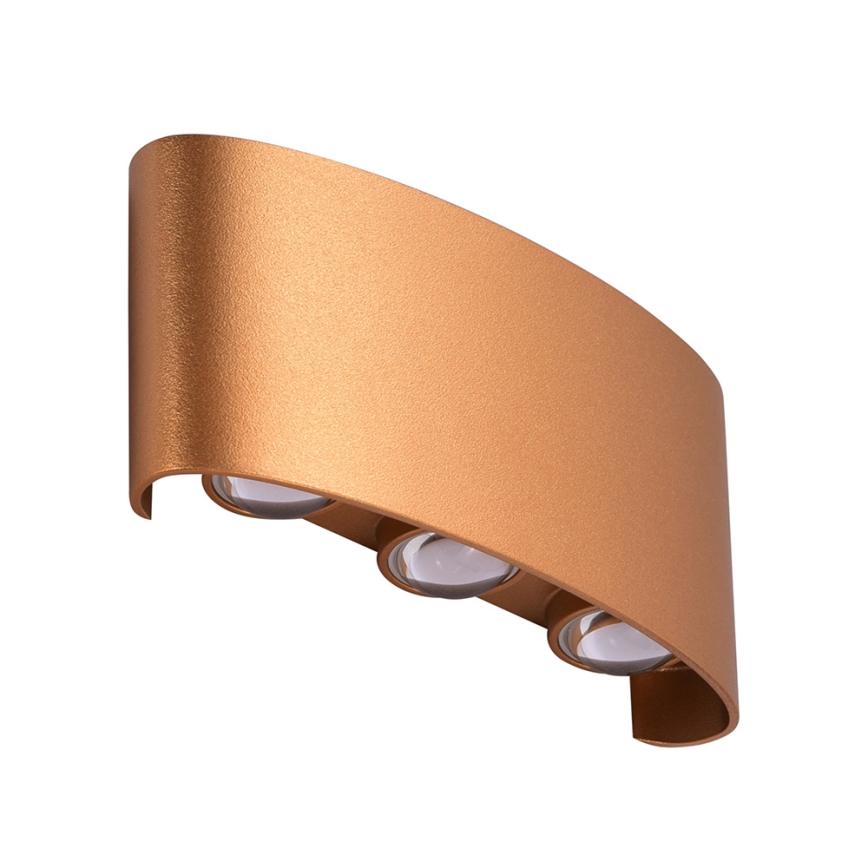 Azzardo AZ3485 - Iluminação de parede de exterior LED GINNA 6xLED/1W/230V IP54