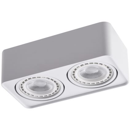 Azzardo AZ4132 - Foco PAOLA 2xGU10-ES111/16W/230V branco