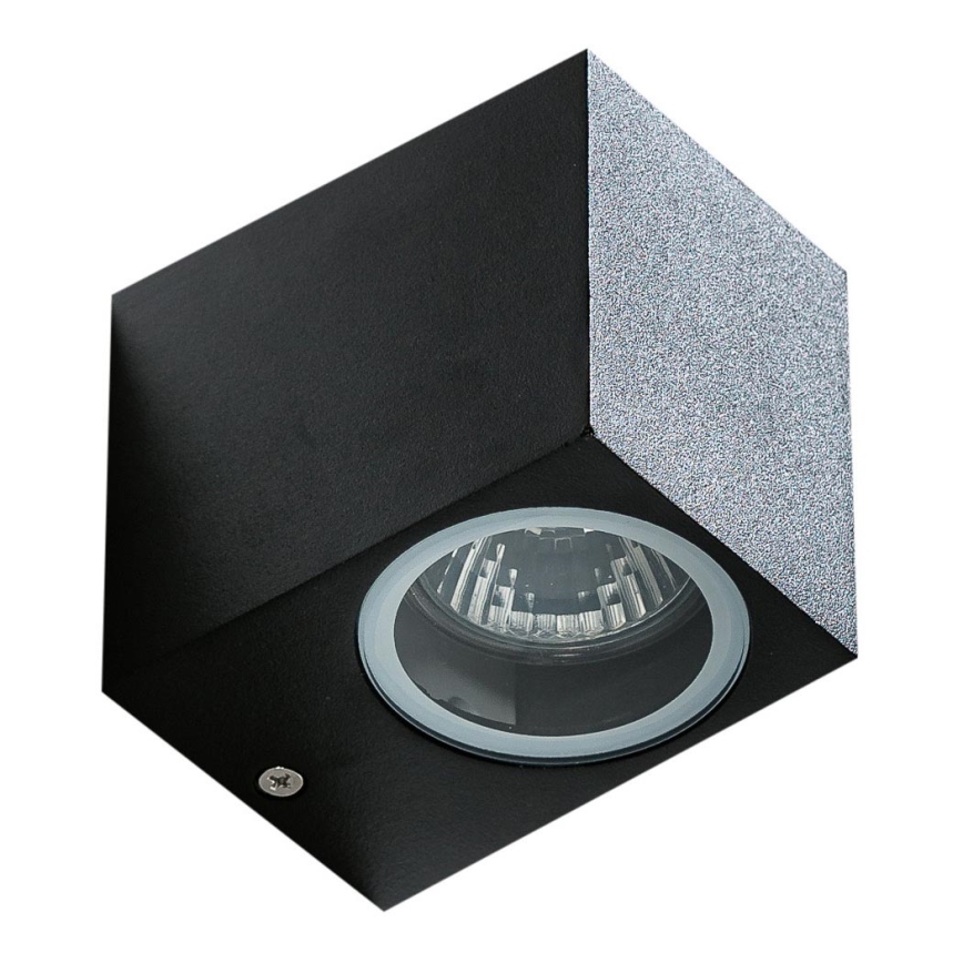 Azzardo AZ4267 - Iluminação de parede exterior RIMINI 1xGU10/35W/230V IP54 quadrada