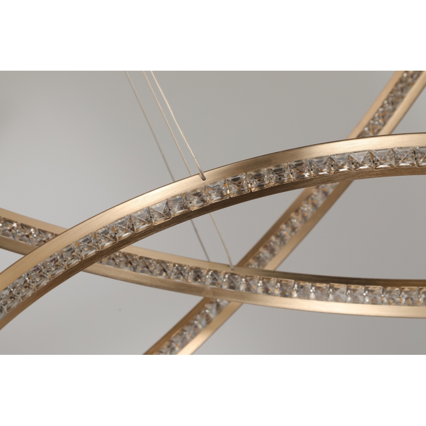 Azzardo AZ4429 - Candelabro suspenso LED BRIGHTON LED/55W/230V dourado