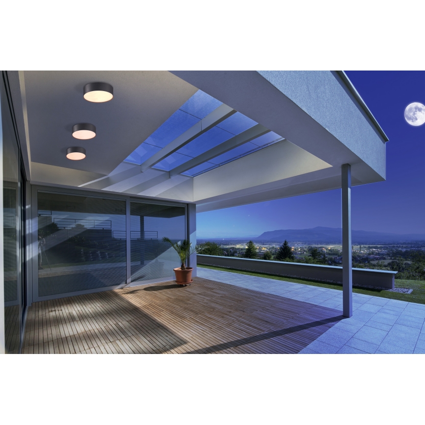 Azzardo AZ4490 - Iluminação de teto exterior LED CASPER LED/15W/230V IP54 redonda