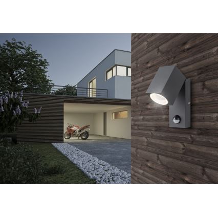 Azzardo AZ4695 - Iluminação de parede exterior com sensor GORAN 1xGU10/35W/230V IP44