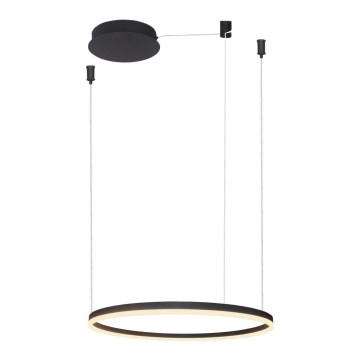 Azzardo AZ4968 - Lustre LED dimmerizável com cabo HALO LED/47W/230V diâmetro 60 cm preto