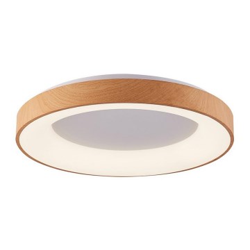 Azzardo AZ4989 - Iluminação de teto LED SANTANA LED/30W/230V castanho