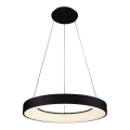 Azzardo AZ4999 - Lustre LED suspenso em cabo SANTANA LED/30W/230V preto