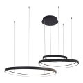 Azzardo AZ5027 - Candelabro suspenso LED AMANDA LED/150W/230V preto