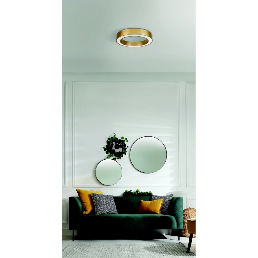 Azzardo AZ5030 - Iluminação de teto LED MARCO LED/30W/230V dourada