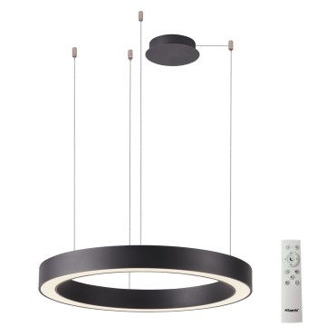 Azzardo AZ5044 - Candelabro suspenso LED com regulação MARCO LED/50W/230V preto + controlo remoto