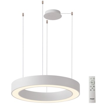 Azzardo AZ5052 - Lustre LED dimerizável suspenso por cabo MARCO LED/100W/230V branco + controlo remoto