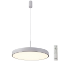 Azzardo AZ5087 - Candelabro suspenso LED com regulação MARCELLO LED/30W/230V branco + controlo remoto