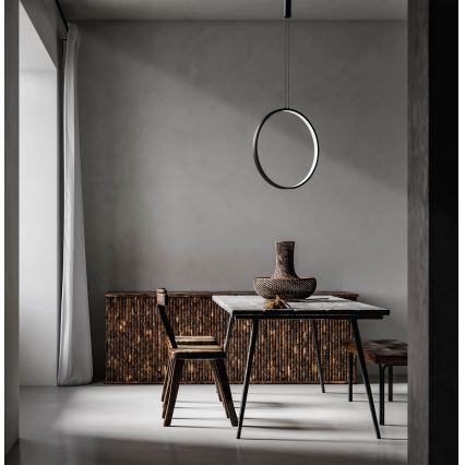 Azzardo AZ5253 - Candelabro suspenso LED com regulação MASSIMA LED/25W/230V preto