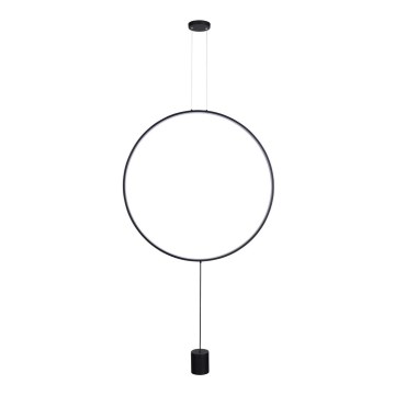 Azzardo AZ5264 - Candelabro suspenso LED com regulação CODUTTI LED/28W/230V preto